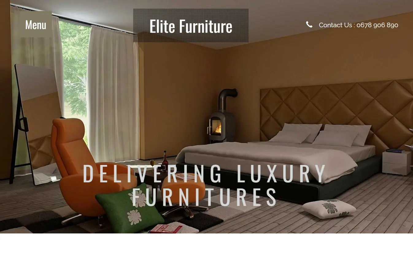 Elite Furniture шаблон на тему архитектуры и дизайна