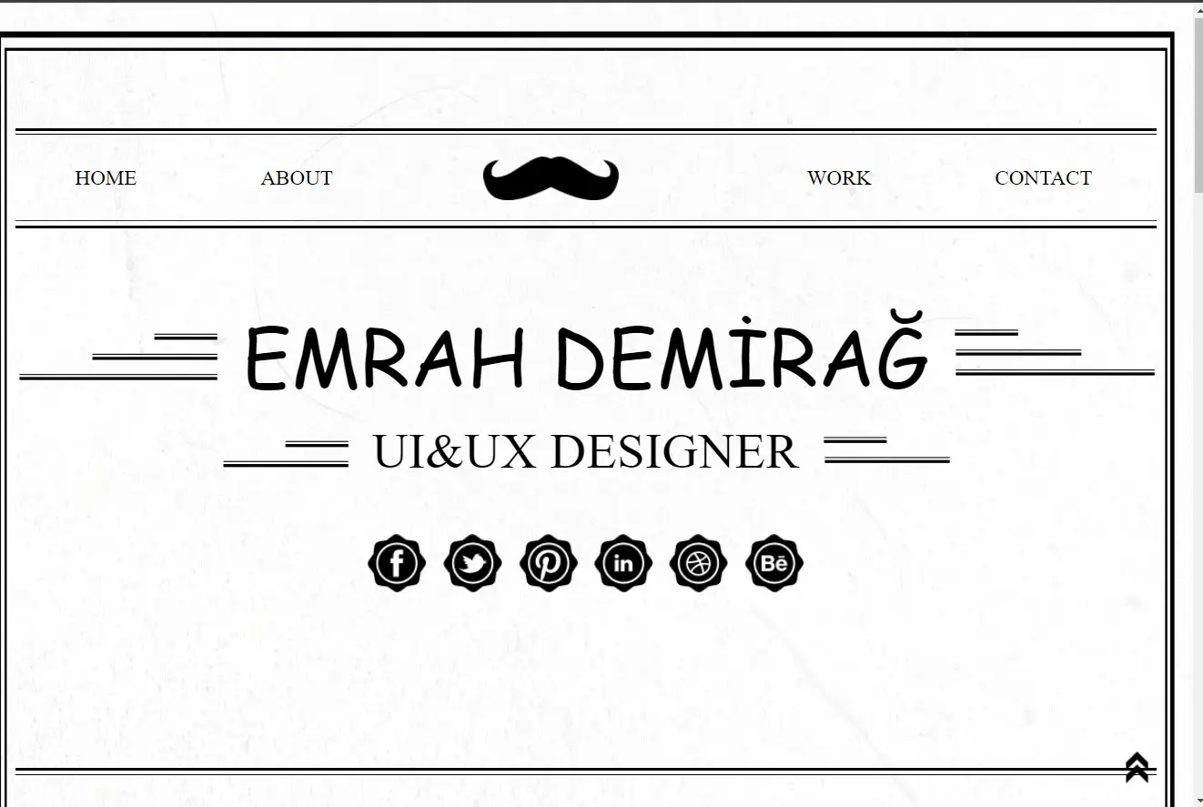 Emrah Demirag необычный шаблон для landing page