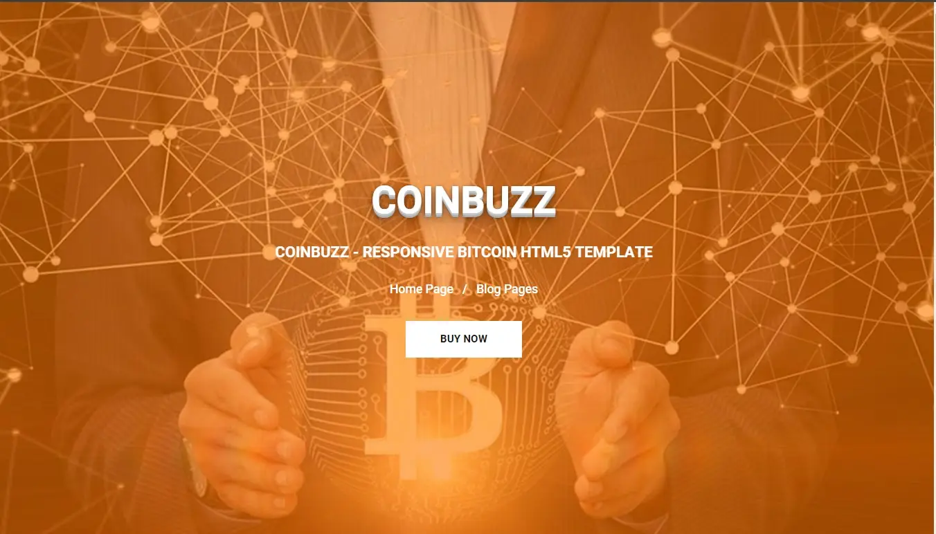 Coinbuzz шаблон для сайта на тему криптовалют